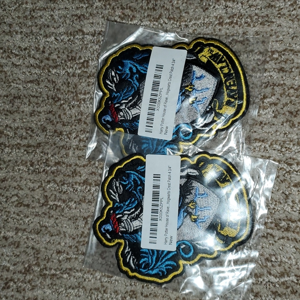NEW IN PACKAGE Ravenclaw Patches set of 2